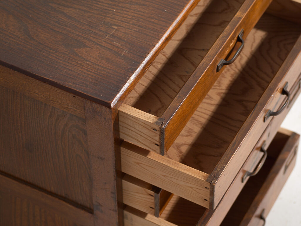 Pequeño archivero japonés antiguo – Periodo Showa (c.1945-1970) #2