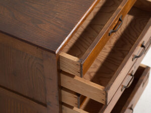 Pequeño archivero japonés antiguo – Periodo Showa (c.1945-1970) #2