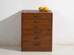 Pequeño archivero japonés antiguo – Periodo Showa (c.1945-1970) #2