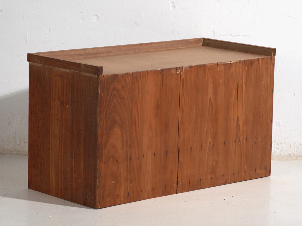 Mueble bajo antiguo con puertas correderas – Periodo Taishō / Showa (c.1920-1970) #12