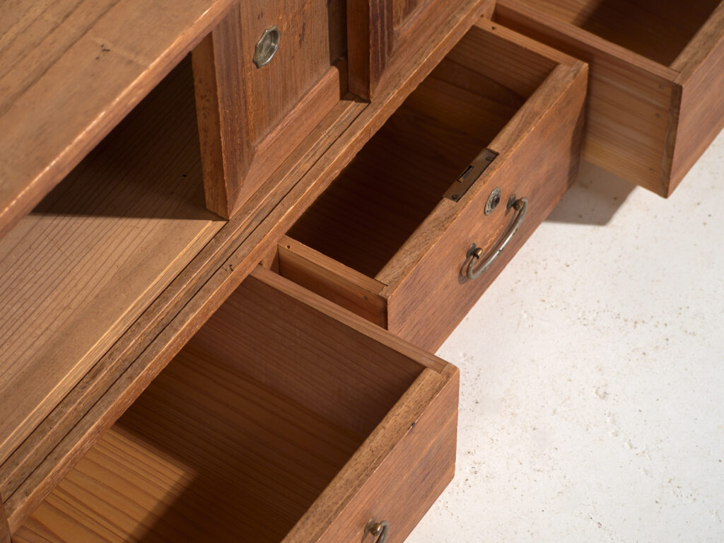 Antiguo Tansu bajo – Periodo Taishō / Showa (c.1920-1970) #19