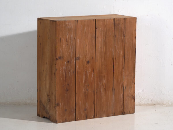 Mueble de té japonés antiguo (Cha Tansu) en cedro - Periodo Taishō–Showa (1912–1945)