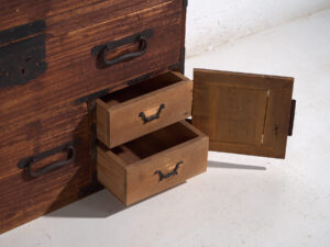 Cómoda antigua Tansu – Periodo Meiji /  Taishō (c.1868-1926) #33