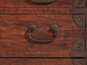 Cómoda Tansu antigua – Periodo Meiji /  Taishō (c.1868-1926) #34