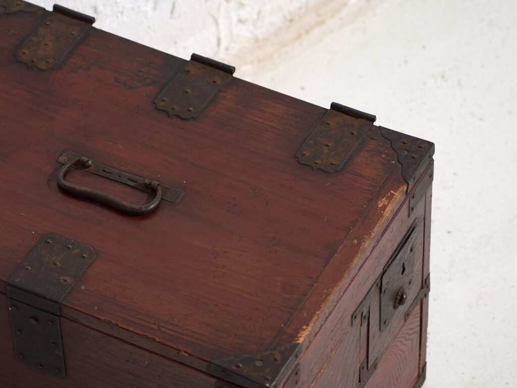 Pequeño cofre kodansu japonés antiguo - Periodo Meiji / Taishō (c.1868-1926) #35