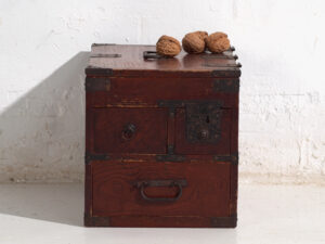 Pequeño cofre kodansu japonés antiguo - Periodo Meiji / Taishō (c.1868-1926) #35