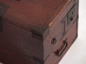 Pequeño cofre kodansu japonés antiguo - Periodo Meiji / Taishō (c.1868-1926) #35