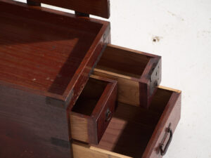 Pequeño cofre kodansu japonés antiguo - Periodo Meiji / Taishō (c.1868-1926) #35