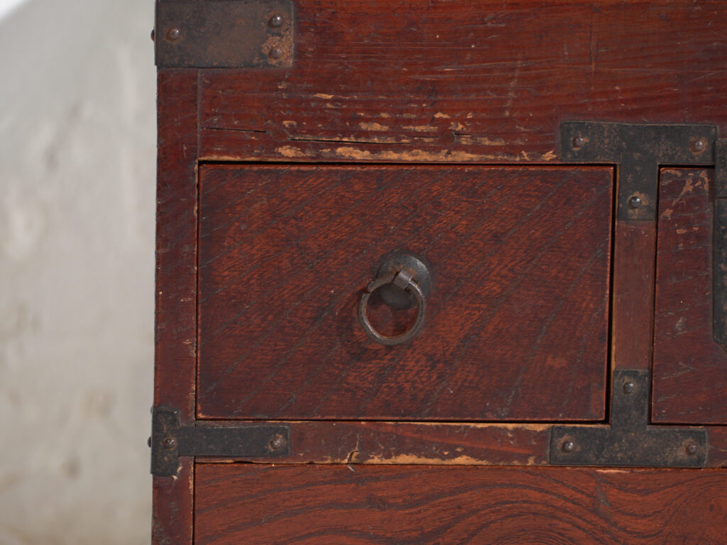 Pequeño cofre kodansu japonés antiguo - Periodo Meiji / Taishō (c.1868-1926) #35