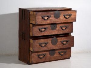 Cómoda de almacenamiento antigua – Periodo Meiji /  Taishō (c.1868-1926) #41