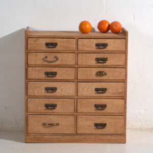 Mueble Japonés Antiguo de Cajones (Hikidashi-Dansu) – Periodo Taishō / Showa – Japón c.1920-1940