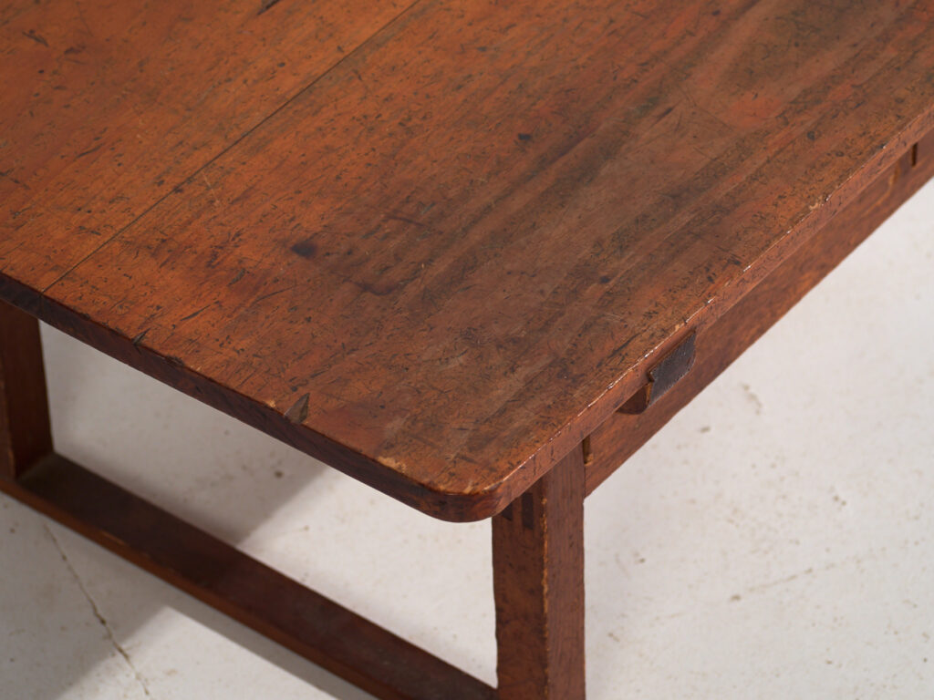 Mesa baja japonesa antigua con cajones - Periodo Showa (c.1926-1970) #65