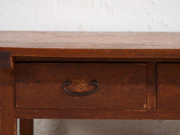 Antique Japanese Low Table with Drawers - Showa Period (c.1926-1970) #65