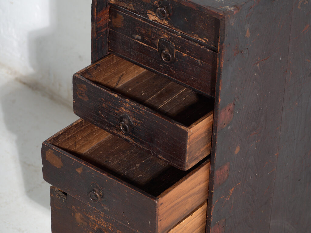 Mueble de archivo japonés antiguo – Periodo Meiji / Taishō (c.1880-1926) #74