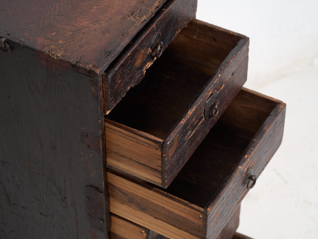 Mueble de archivo japonés antiguo – Periodo Meiji / Taishō (c.1880-1926) #74