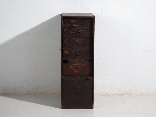 Mueble de archivo japonés antiguo – Periodo Meiji / Taishō (c.1880-1926) #74