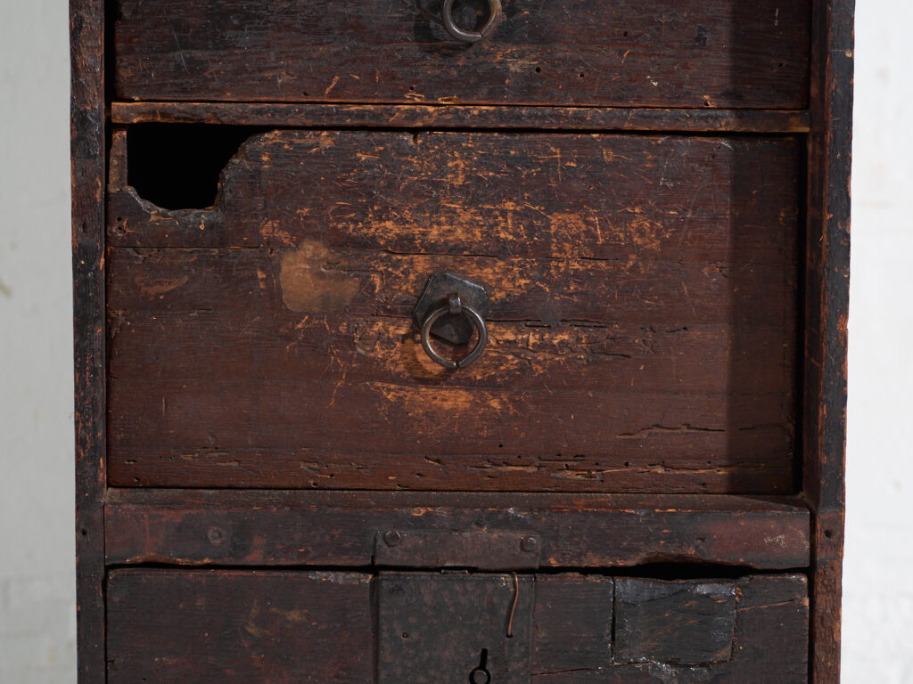 Mueble de archivo japonés antiguo – Periodo Meiji / Taishō (c.1880-1926) #74