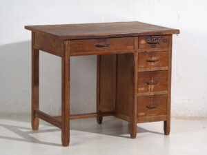 Escritorio Japonés Antiguo con Cajones - Periodo Showa (c.1926-1970) #80