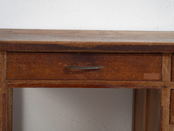 Antique Japanese Writing Desk with Drawers - Showa Period (c.1926-1970) #80