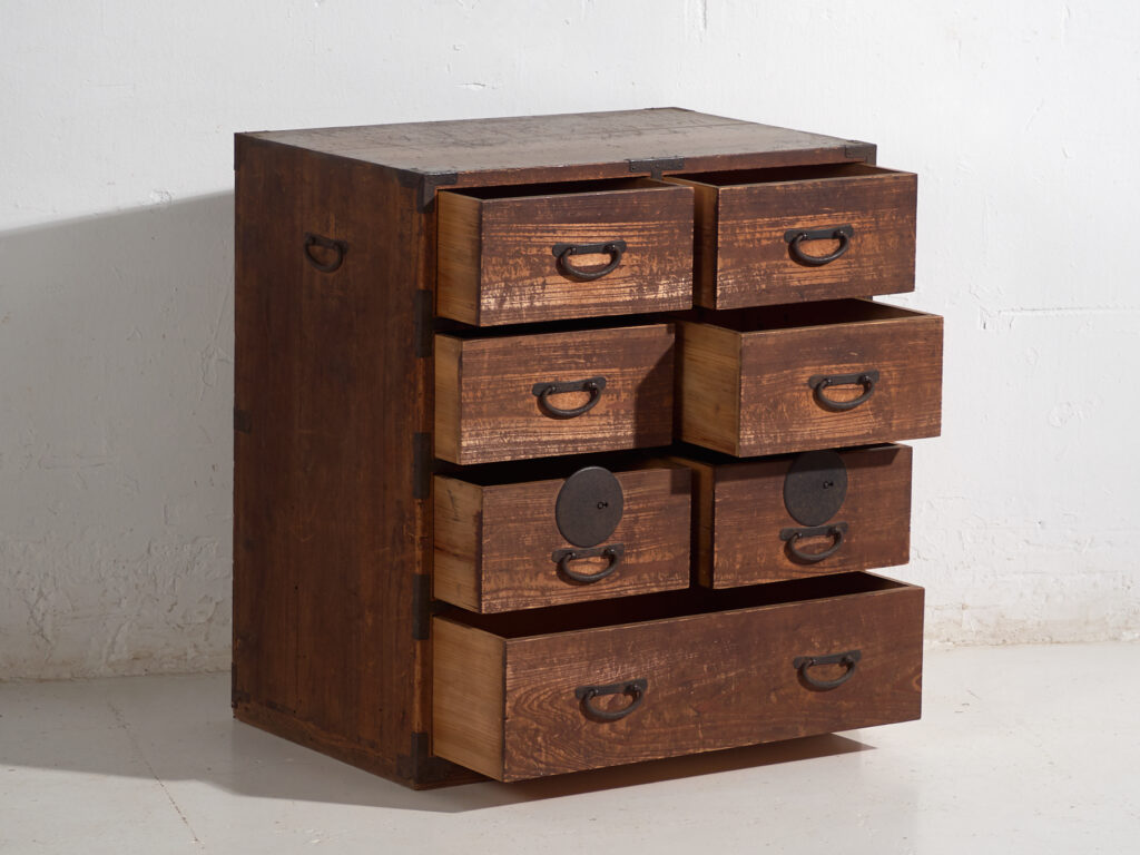 Tansu japonés antiguo – Periodo Meiji / Taishō (c.1868-1926) #88