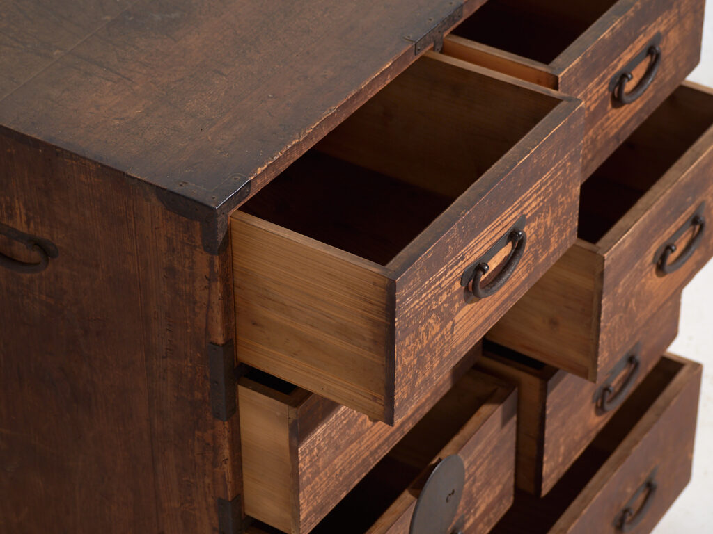 Tansu japonés antiguo – Periodo Meiji / Taishō (c.1868-1926) #88