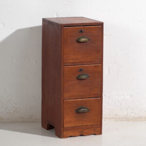 Pequeño archivador japonés antiguo – Periodo Showa (c.1950-1979) #89