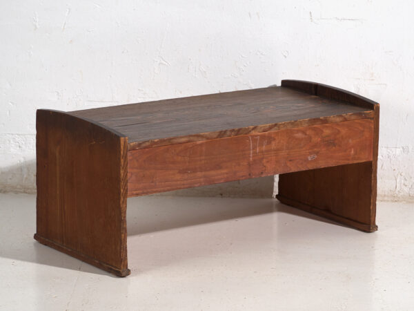 Mesa Baja Japonesa con Cajones en Cedro – Periodo Showa (c.1926–1970)