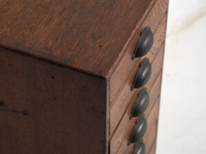 Cajonera japonesa de 10 cajones en madera – Periodo Showa (c.1950–1979)