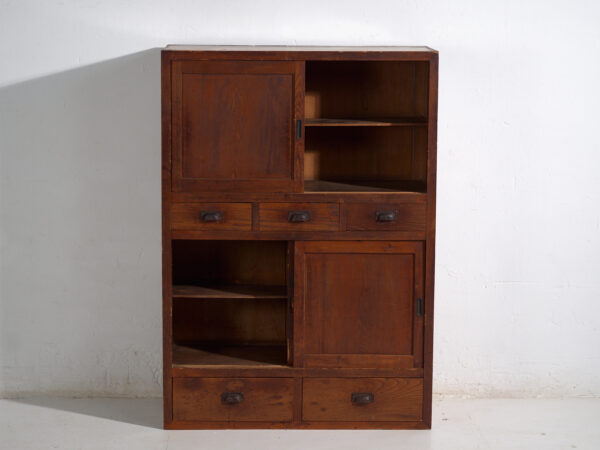 Ancienne armoire japonaise à portes coulissantes - Période Meiji (c.1900-1920) #67