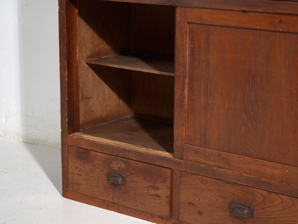 Armario japonés antiguo con puertas correderas - Periodo Meiji tardío (c.1900-1920) #67