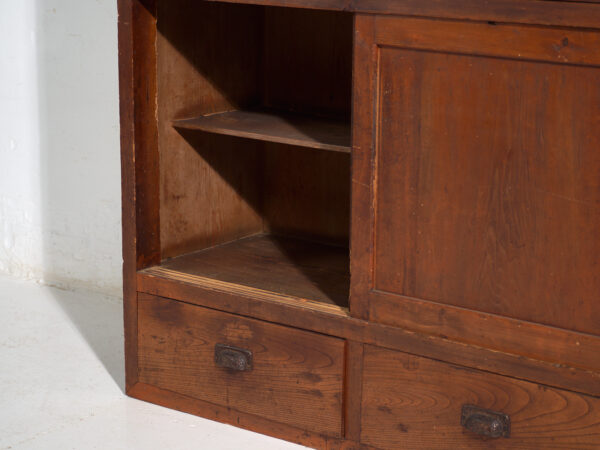 Ancienne armoire japonaise à portes coulissantes - Période Meiji (c.1900-1920) #67