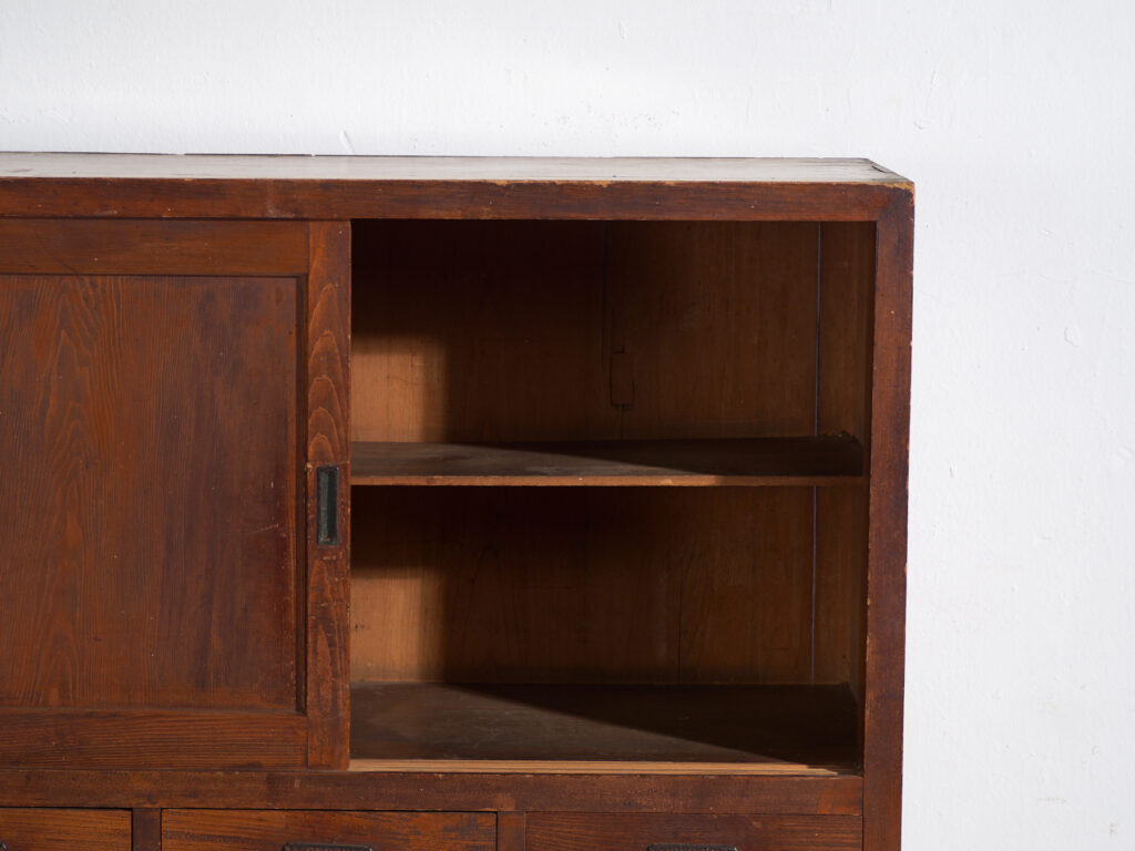 Armario japonés antiguo con puertas correderas - Periodo Meiji tardío (c.1900-1920) #67