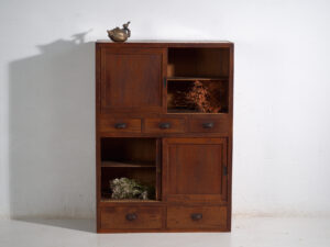 Armario japonés antiguo con puertas correderas - Periodo Meiji tardío (c.1900-1920) #67