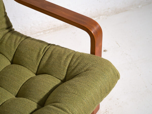 Butaca vintage de color verde olivo (c.1950) #80
