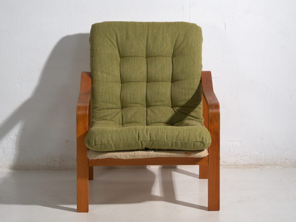 Butaca vintage de color verde olivo (c.1950) #80