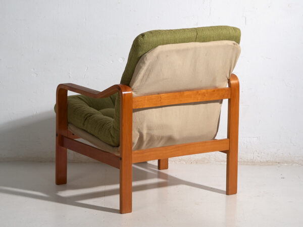 Butaca vintage de color verde olivo (c.1950) #80