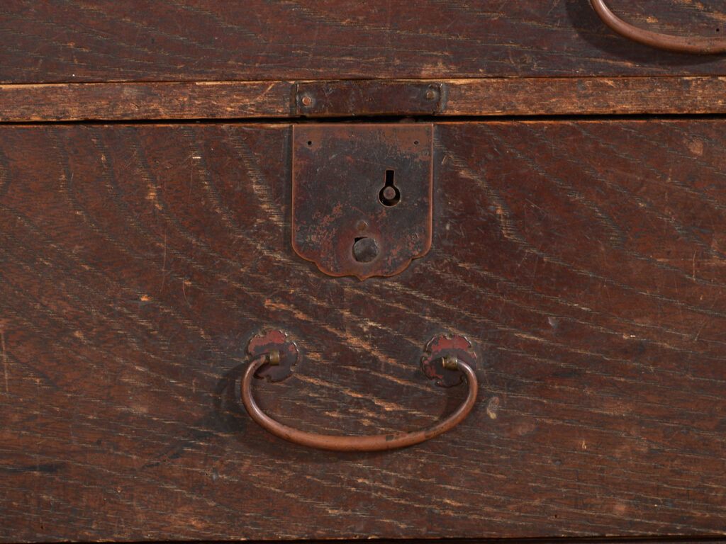 Cajonera japonesa antigua de escritorio con tres cajones – Periodo Meiji / Taishō (c.1890-1926)