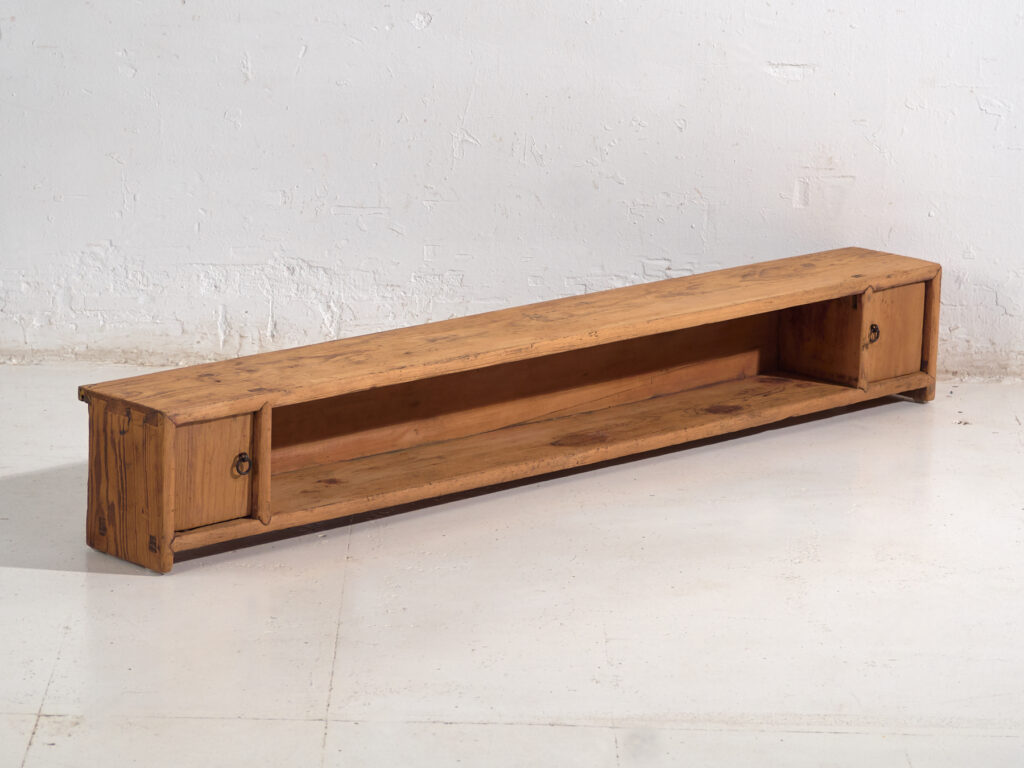 Antique low sideboard in pine wood – China, circa 1930