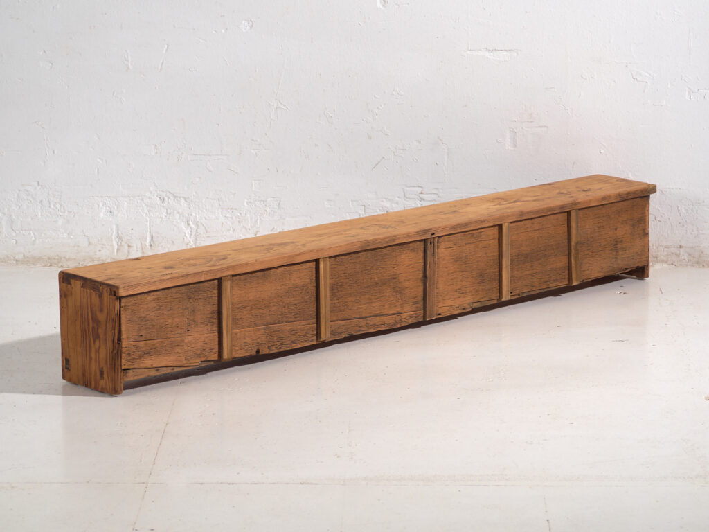 Antique low sideboard in pine wood – China, circa 1930