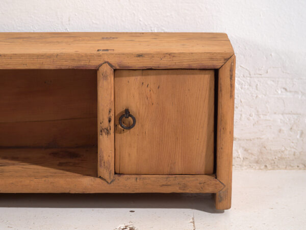 Antique low sideboard in pine wood – China, circa 1930