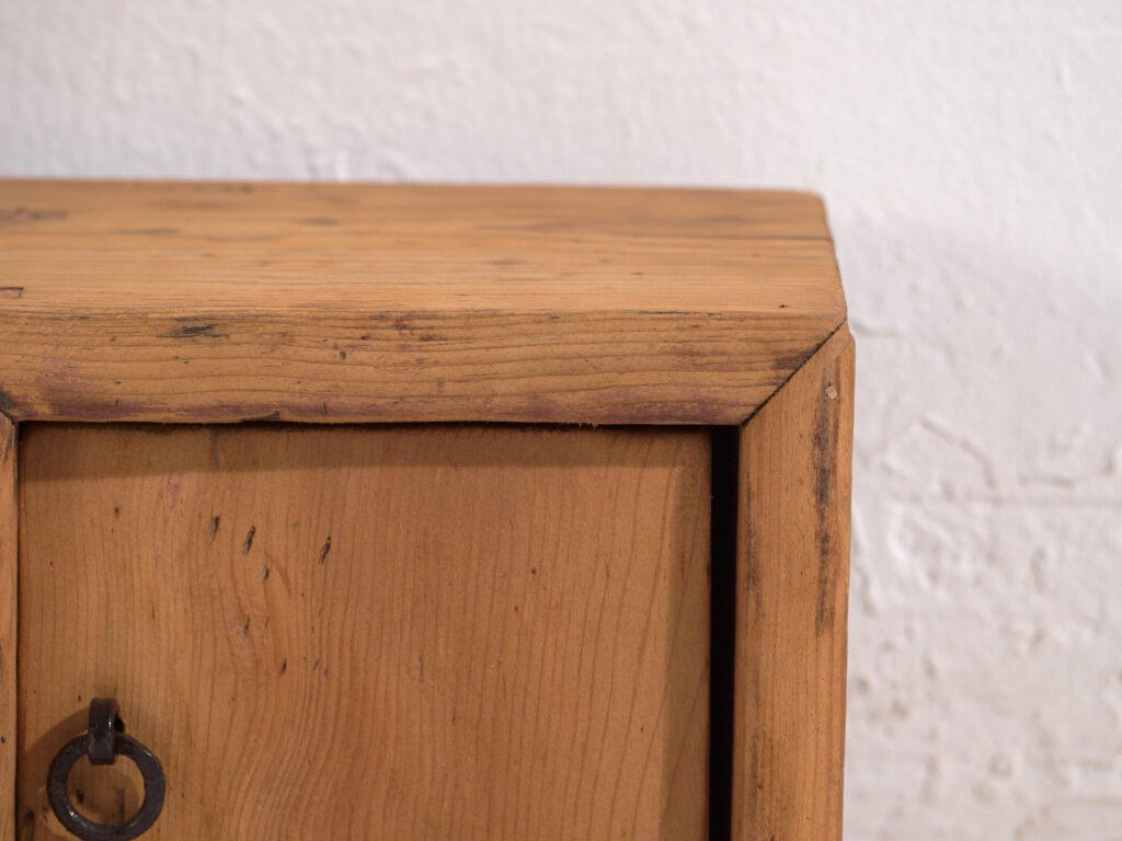 Antique low sideboard in pine wood – China, circa 1930
