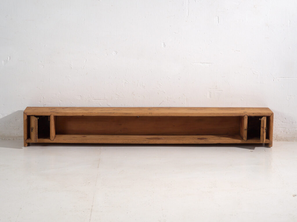 Antique low sideboard in pine wood – China, circa 1930