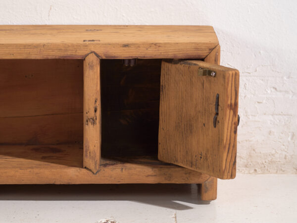 Antique low sideboard in pine wood – China, circa 1930