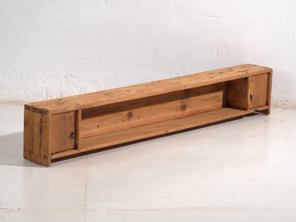 Antique low sideboard in pine wood – China, circa 1930