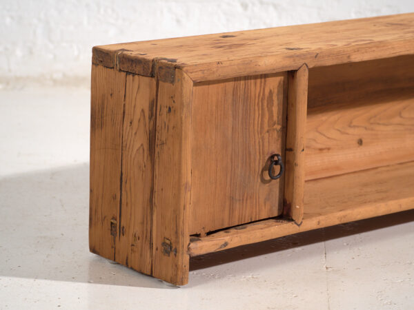 Antique low sideboard in pine wood – China, circa 1930
