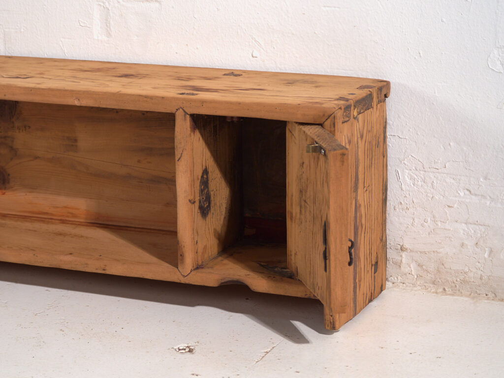 Antique low sideboard in pine wood – China, circa 1930