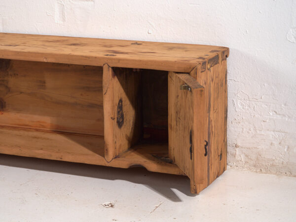Antique low sideboard in pine wood – China, circa 1930