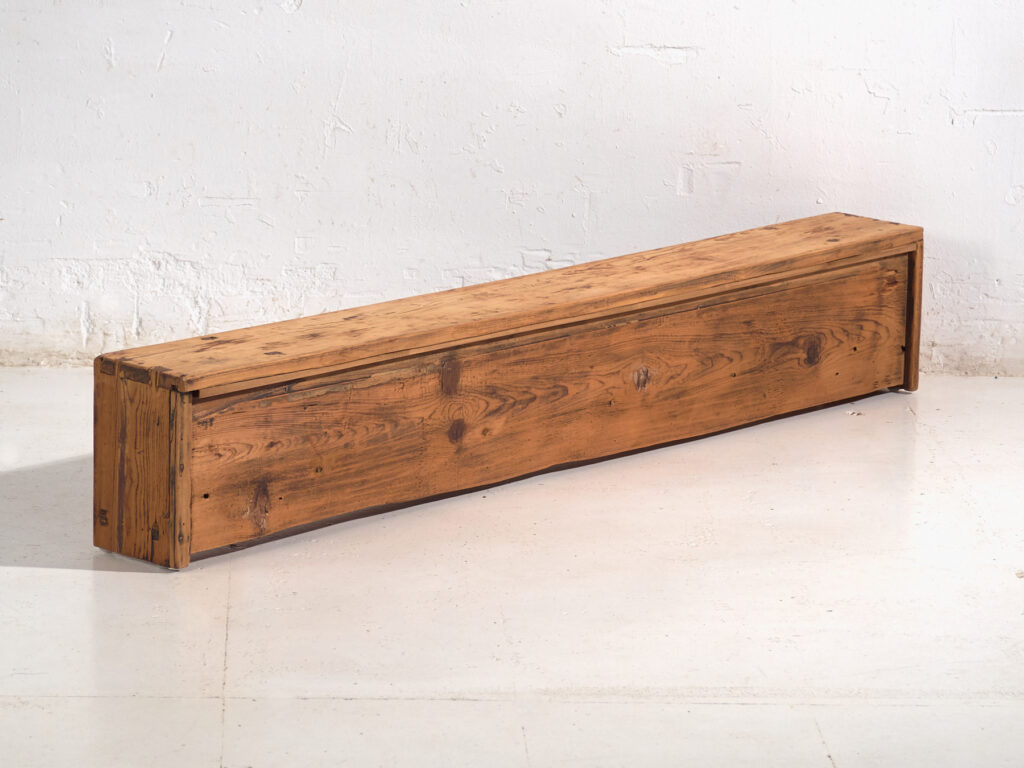 Antique low sideboard in pine wood – China, circa 1930
