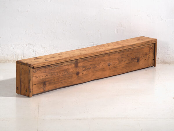 Antique low sideboard in pine wood – China, circa 1930