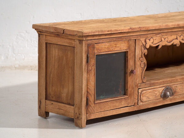 Antique low sideboard in pine wood – China, circa 1930